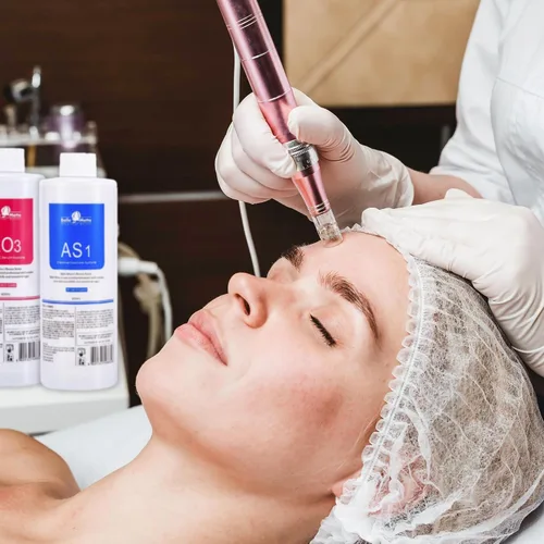 Vista 4 de YMEYFAN Solución hidratante facial AO3 para máquina facial profesional, AS1 SA2 AO3 Aqua Peeling Solution Sueros hidratados para limpieza facial