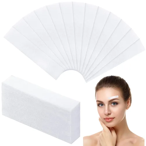 Vista 8 de Maitys 400 tiras de cera para cejas, depilación de cejas, tiras faciales de papel de cera para mujeres y hombres, labios y cara