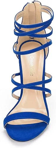 Vista 2 de DREAM PAIRS Sandalias de tacón alto para mujer