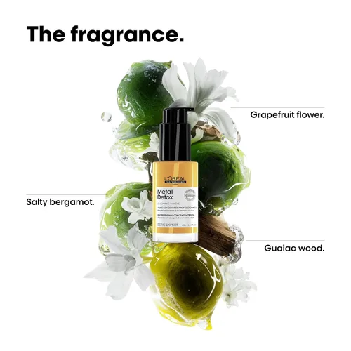 Vista 4 de L'Oreal Professionnel Metal Detox Leave-In Oil - Detoxifies, Prevents Damage and Prolongs Hair Color With Shine