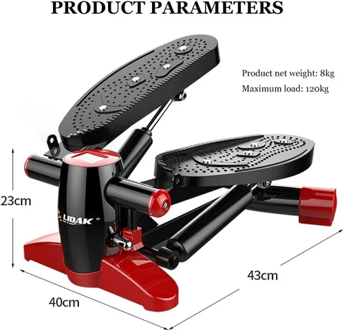 Vista 2 de Steppers for Exercise, Exercise Step Machine with LCD Display Stepper Machine Fitness Aerobic Stepper Home Gym Equipment for Beginners and Advanced