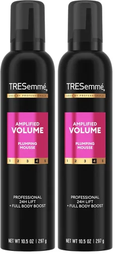 Vista 9 de TRESemmé Mousse voluminizadora con volumen amplificado para 24H de elevación y cuerpo con tecnología Pro Lock 310 ml
