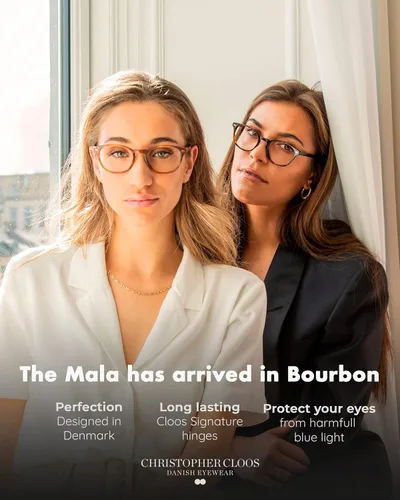 Vista 3 de Christopher Cloos - Mala - Gafas de luz azul de diseño danés para hombres y mujeres