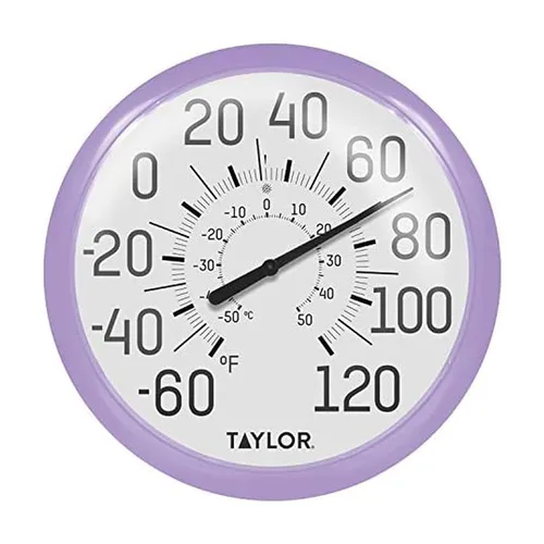 Vista 12 de Taylor Precision Products - Termómetro de pared 6700 Big & Bold, tamaño único, negro