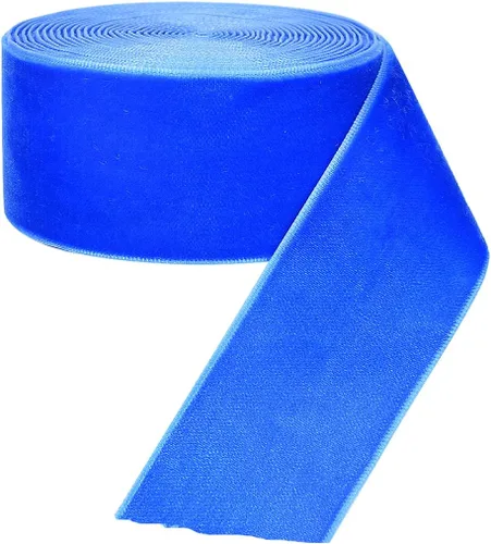 Vista 105 de Chenkou Craft 5 yardas de cinta de terciopelo para decoración navideña y embalaje artesanal