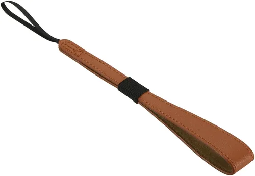 Vista 3 de PATIKIL Correas de muñeca para cámara, correa de muñeca ajustable de cuero sintético para cámara digital DSLR Café