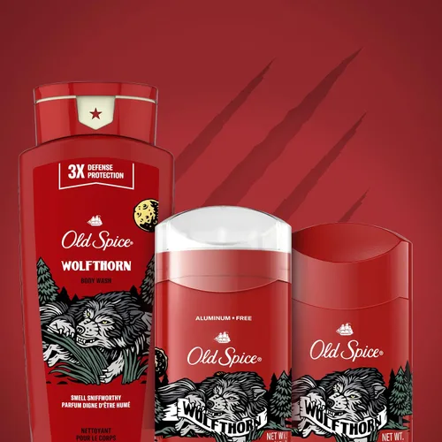 Vista 11 de Old Spice Desodorante sin aluminio para hombres, Wolfthorn, protección de 48 horas, 3 onzas cada uno, paquete de 3