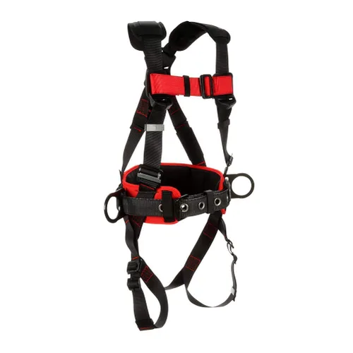 Vista 4 de 3M Protecta Construction Style - Arnés de posicionamiento 1161305, negro, mediano/grande, 1 Ea/estuche