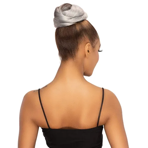 Vista 4 de Remy Illusion - Extensión de cola de caballo con diamantes de cola de caballo - Extensiones de cabello sintético de cola de caballo de 30 pulgadas