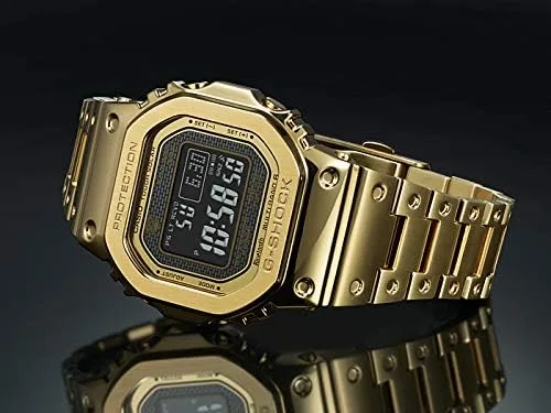 Vista 2 de Casio Reloj digital de cuarzo para hombre con correa de acero inoxidable Gmw-B5000Gd-9Er