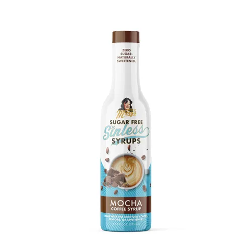 Vista 11 de Jarabe de biscotti de almendras sin azúcar, a base de stevia, sin alcoholes de azúcar ni sucralosa, sin edulcorantes artificiales, ingredientes