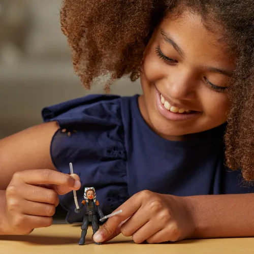Vista 7 de STAR WARS Mission Fleet T-6 Jedi Shuttle, juego de figuras de acción Ahsoka a escala de 2.5 pulgadas, barcos, juguetes para niños y niñas de 4 años
