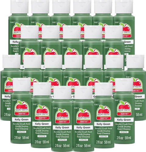 Vista 31 de Apple Barrel 20529 Pintura acrílica, 2 onzas, verde Navidad, paquete de 2