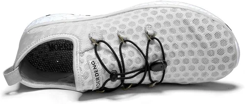 Vista 4 de MOERDENG - Zapatos de agua de secado rápido para mujer ligeros para deportes al aire libre playa piscina ejercicio