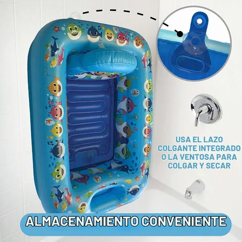 Vista 4 de Nickelodeon Baby Shark Making a Splash - Bañera inflable para bebé