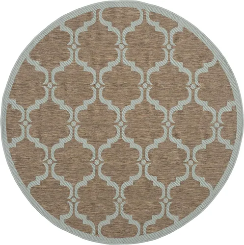Vista 9 de SAFAVIEH Alfombra lavable al aire libre Courtyard Collection - 9 x 12 pies, beige y terracota, no desprende pelusa y fácil limpieza, ideal