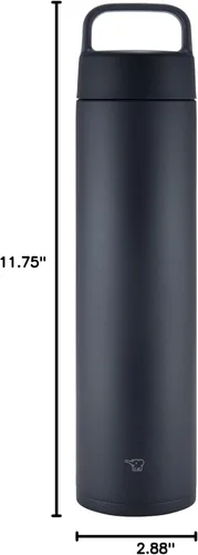 Vista 2 de SM-RB75E - Taza de transporte de acero inoxidable, 25 onzas, color negro