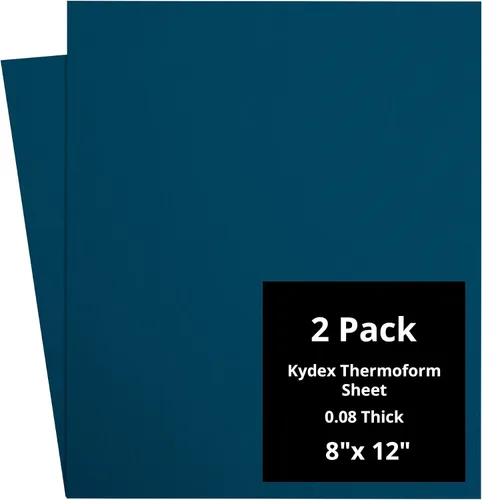 Vista 135 de Kydex Sheets - Solid Color DIY Kit for Crafting Holsters, Sheaths, and Mag Pouches - (8x8, 8x12, 12x12), Premium Thermoform Sheets - Thick, Durable