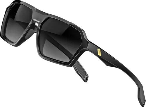 Vista 10 de ATTCL Gafas de sol polarizadas de moda para hombres: ligero hexagonal TR90 Marco UV Protección Deporte Casual Glasse Conducción Viaje Gafas