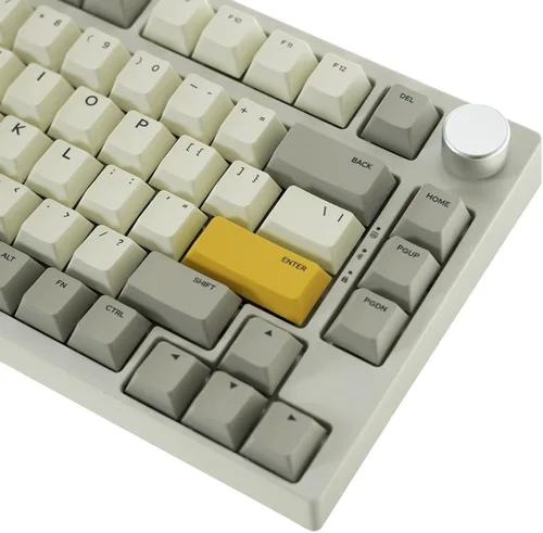 Vista 3 de GK GAMAKAY Teclado mecánico TK75 SE 75% con control de perilla, intercambio en caliente RGB Bluetooth 5.02.4GHz inalámbricoUSB-C con cable PBT