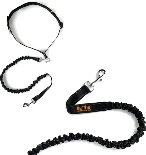 Vista 5 de Mighty Paw Correa de Perro Sin Manos Correa de Cintura Elástica para Pasear Perros. Correa Sin Manos para Correr con Mascotas para Razas Grandes