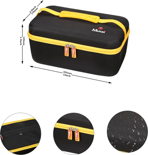 Vista 6 de Mchoi Estuche rígido adecuado para herramienta de corte DEWALT 20V MAX 3 en 1 sin escobillas (DCS438B), solo funda
