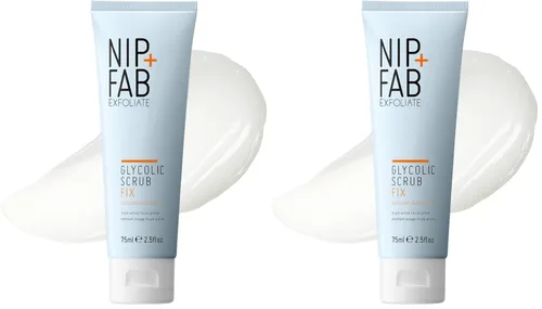 Vista 11 de Nip + Fab Glycolic Acid Fix Face Scrub con ácido salicílico, AHA/BHA, limpiador facial exfoliante para refinar poros y aclarar la piel, 2.5 fl oz