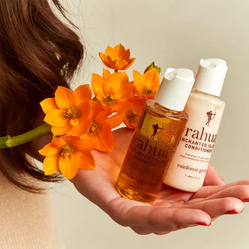 Vista 2 de Rahua Enchanted Island Shampoo - Champú nutritivo para hombres y mujeres que promueve la fuerza, el crecimiento y el brillo para todo