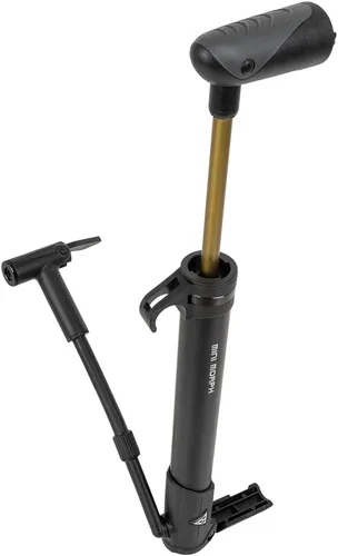 Vista 2 de Topeak Mini Morph Bike Pump – Compact High-Pressure Portable Bicycle Pump – Fits Presta, Schrader & Dunlop Valves – Durable Aluminum Barrel