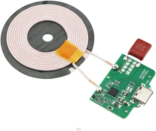 Vista 2 de Placa de circuito inalámbrica del cargador PCBA de 15W Qi con la carga del cojín de la bobina