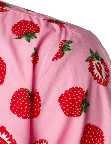 Vista 5 de Jogal - Camisa hawaiana, de manga corta, con botones, de algodón, para hombre