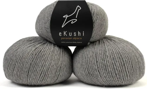 Vista 35 de 100% Hilo de Alpaca Baby para Tejer y Ganchillo - 1 Cono de Hilo Premium DK - Ligero, Hipoalergénico y Térmico Hecho en Perú - Ideal para Proyectos