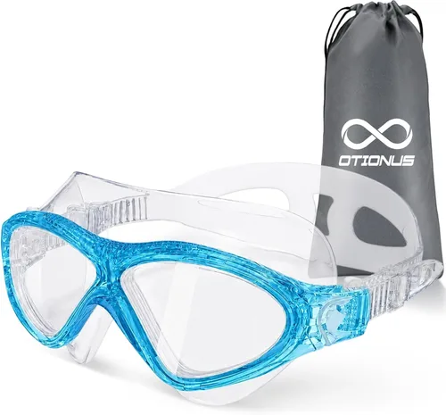 Vista 9 de Gafas de natación para adultos, gafas de natación de silicona líquida antivaho para hombres y mujeres con visión clara de 180° y antiniebla/UV