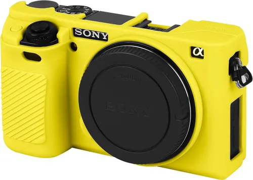 Vista 8 de Case for Sony Alpha A6000 ILCE-6000 Digital Camera, Black Soft Silicone,Anti-Scratch,Dustproof,Shockproof,Slim Fit,Enhanced Grip,Camera Skin Negro