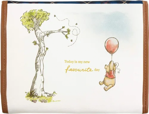 Vista 2 de Estuche múltiple para fuelle Dd (cuadros azules) Winnie The Pooh, Azul
