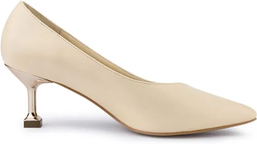 Vista 7 de Allegra K Zapatos de tacón bajo con punta puntiaguda para mujer