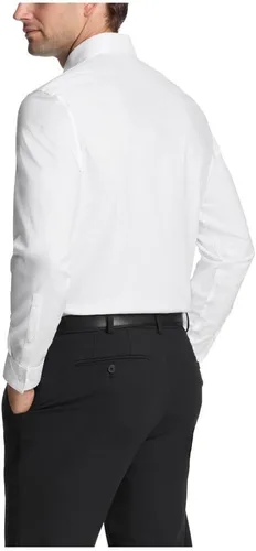 Vista 2 de Calvin Klein Men's Slim Fit Non Iron Stretch Solid Dress Shirt