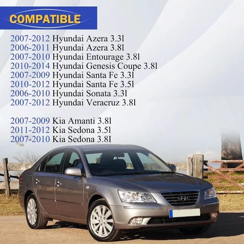 Vista 2 de X4XZ Varilla de nivel de aceite de motor para 06-11 Kia Sedona/07-09 Kia Amanti/06-12 Hyundai Azera/07-12 Hyundai Sonata/07-12 Hyundai Veracruz