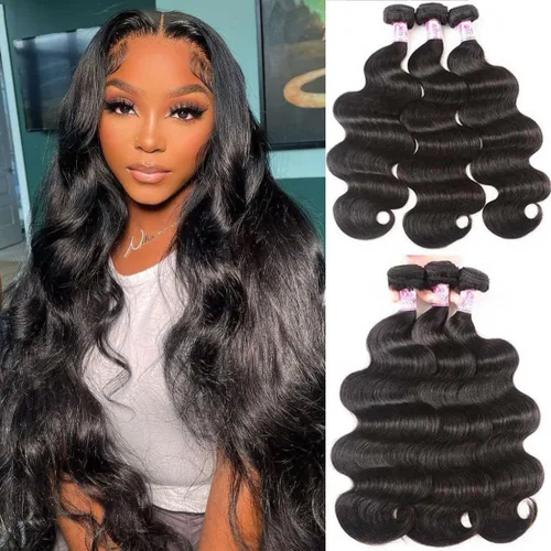 Vista 20 de Beauty Forever #FB30 - Extensiones de cabello humano virgen Remy virgen sin procesar de 8 pulgadas, 8 pulgadas FB30 Color 1 Bundle