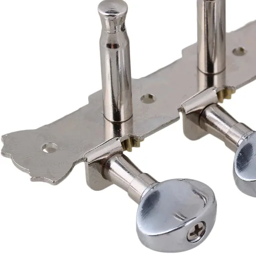 Vista 4 de Cromado 12 Cuerdas Guitarra Acústica Cabeza Máquina 6L6R