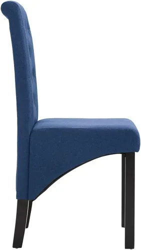 Vista 4 de Dining Chairs,Dining Room Chairs,Kitchen Chairs Suitable for Daily Meals Or Special Events Such As Meetings, Weddings and Celebrations.2 Pcs Blue