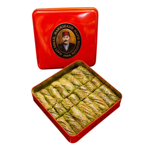 Vista 49 de Hafiz Mustafa 1864 Istanbul Baklava - Caja de pastelería - Bocadillos de postre de Baklava horneados hechos de hojas de masa filo fresca, pistacho