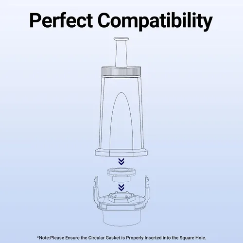 Vista 7 de Paquete de 2 filtros de agua de repuesto para máquina de espresso Breville Barista Touch Bes880, Barista Pro BES878, Oracle Touch BES990, Oracle