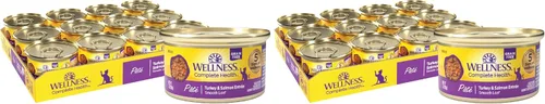 Vista 23 de Wellness Complete Health - Alimento húmedo en paté para gatos adultos, natural, rico en proteínas, sin granos, 3 onzas, paquete de 24