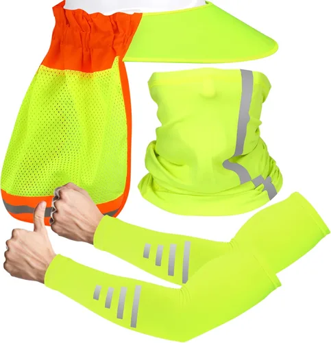 Vista 9 de Parasol de sombrero duro con visera de ala completa, protege tu cuello del sol, accesorios de construcción para hombres para sombreros duros