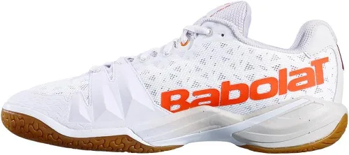 Vista 4 de Babolat Shadow Tour - Zapatos de bádminton para hombre blancogris claro