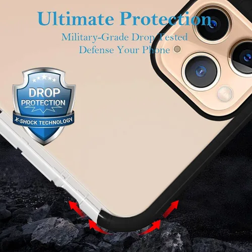 Vista 6 de Funda de teléfono personalizada para iPhone 11 Pro Max personalizada con collage de múltiples imágenes, fundas resistentes a los arañazos, a
