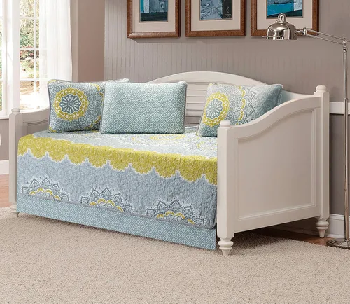 Vista 2 de Fancy Collection juego de fundas para cama de 5 piezas, estilo moderno