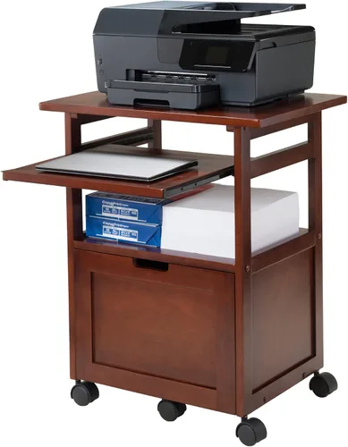 Vista 9 de Winsome Wood carro/soporte para impresora con espacio para teclado