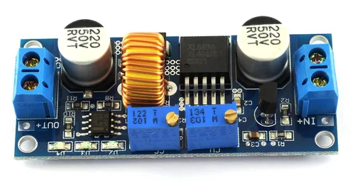 Vista 2 de DZS Elec Módulo regulador de corriente constante reductor DC-DC 4-38v Entrada a 1.25-36v Salida Ajustable Gran Potencia 5A 75W Convertidor
